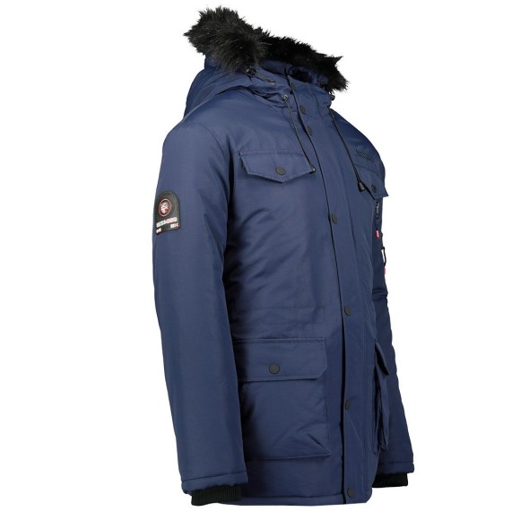 Geographical Norway Parka De Hombre Alcaline  Azul Marino Navy