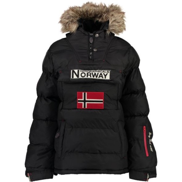 Geographical Norway Chaqueta De Mujer Anson Negro Black