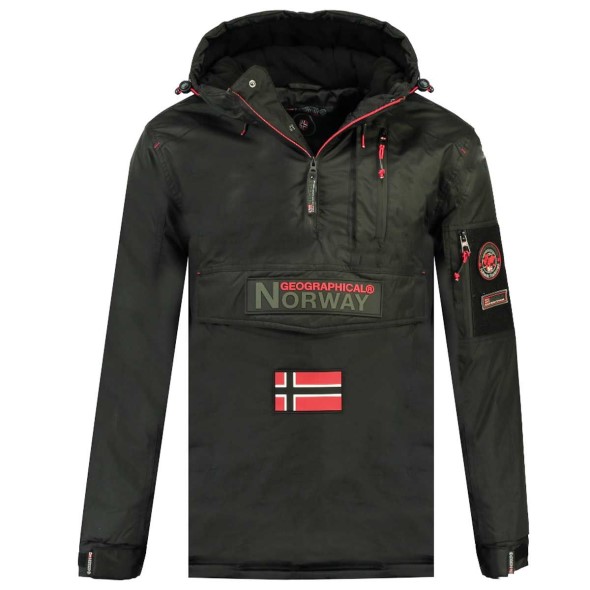Geographical Norway Parka De Hombre Barker Gris Oscuro Grey
