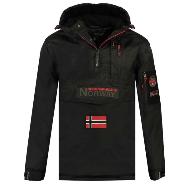 Geographical Norway Parka De Hombre Barker Negro Black