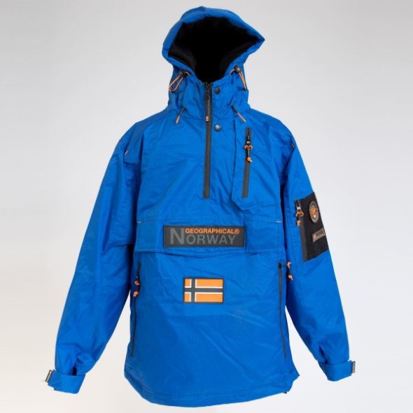 Geographical Norway Parka De Hombre Barker Azul Cielo Blue