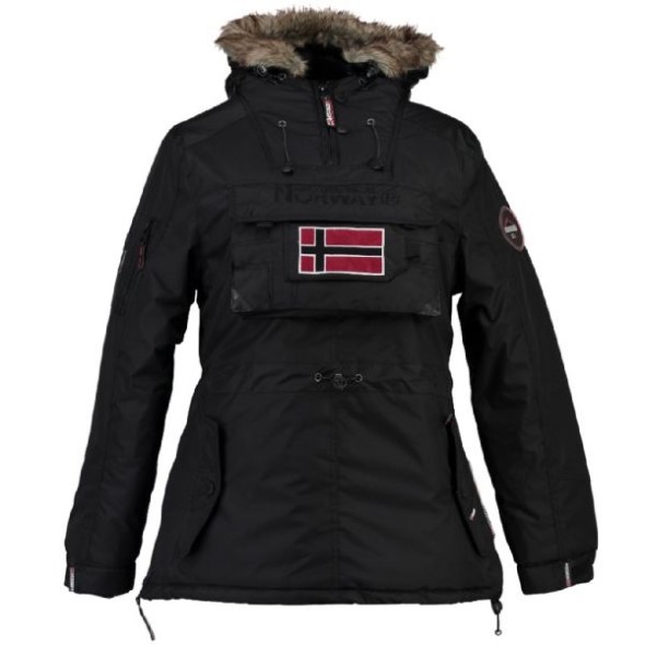 Geographical Norway Parka De Mujer Baby Negro Black