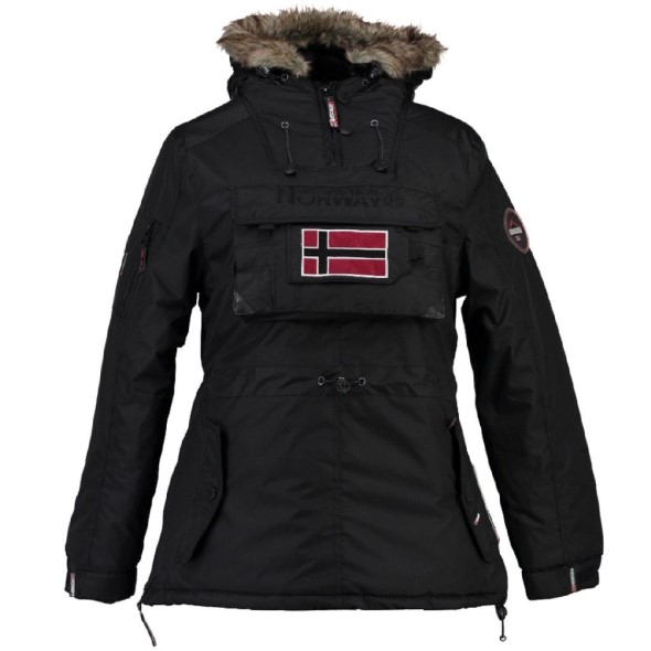 Geographical Norway Parka De Mujer Baby  Negro Black