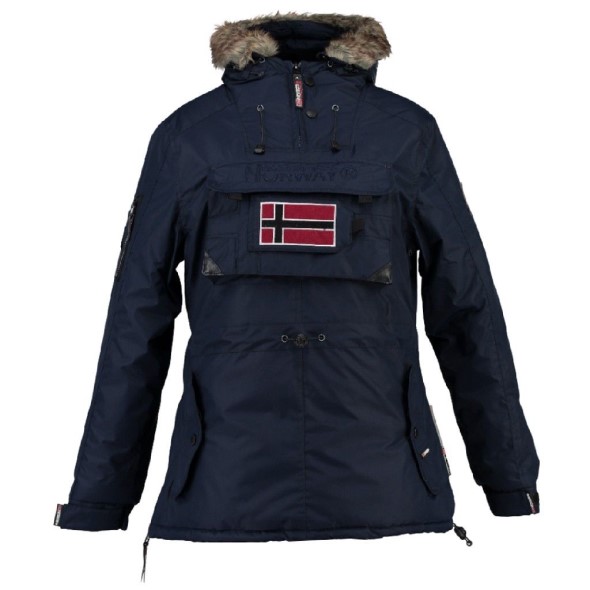 Geographical Norway Parka De Mujer Baby  Azul Marino Navy