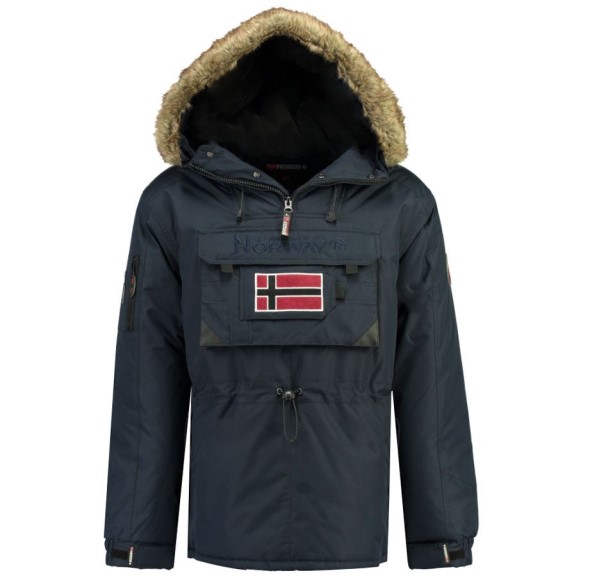 Geographical Norway Parka De Hombre Beco  Azul Marino Navy