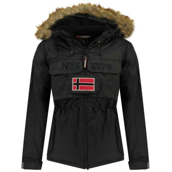 Geographical Norway Parka De Hombre Bench Negro Black