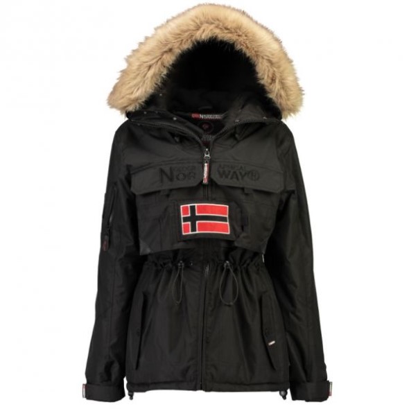 Geographical Norway Parka De Mujer Bellaciao Negro Black