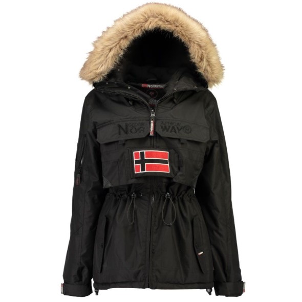 Geographical Norway Parka De Mujer Bellaciao Negro Black