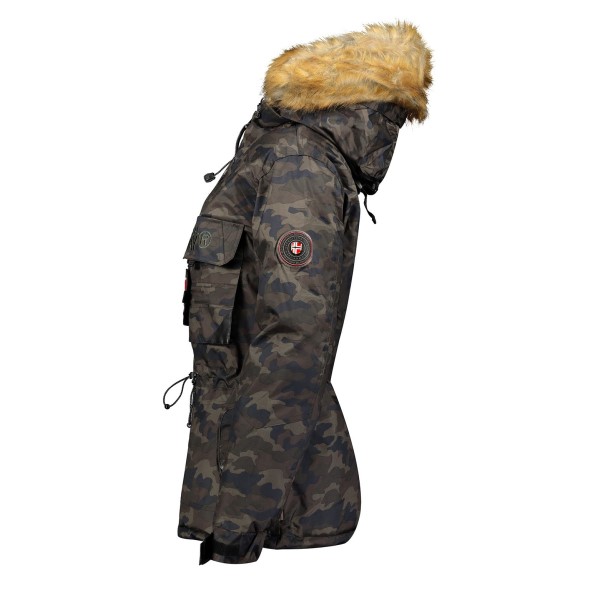 Geographical Norway Parka De Mujer Bellaciao Camo Caqui Kaki