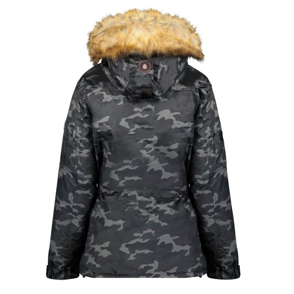 Geographical Norway Parka De Mujer Bellaciao Camo Negro Black