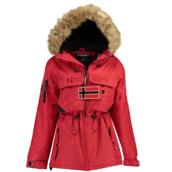 Parka De Niña Bellaciao Rojo Red Geographical Norway