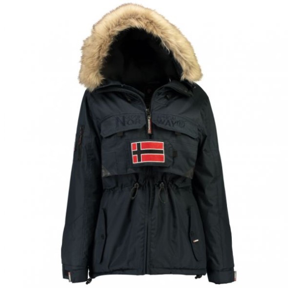 Geographical Norway Parka De Niña Bellaciao Azul Marino Navy