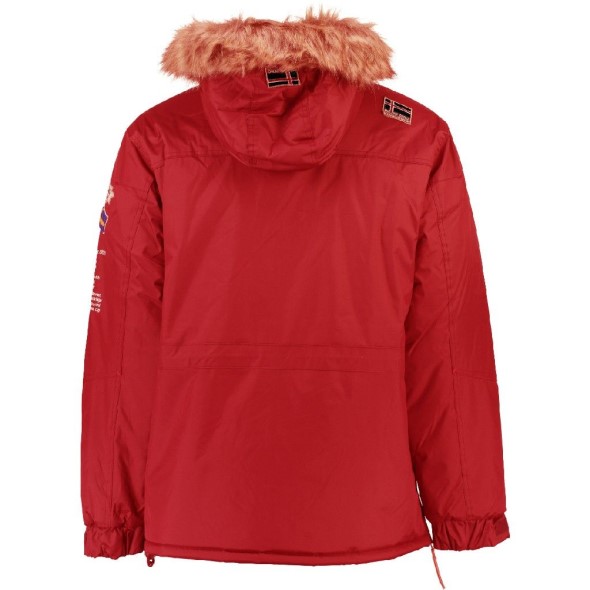 Geographical Norway Parka De Hombre Boomerang Rojo Red