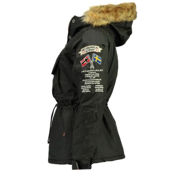 Geographical Norway Parka De Hombre Boomerang Negro Black