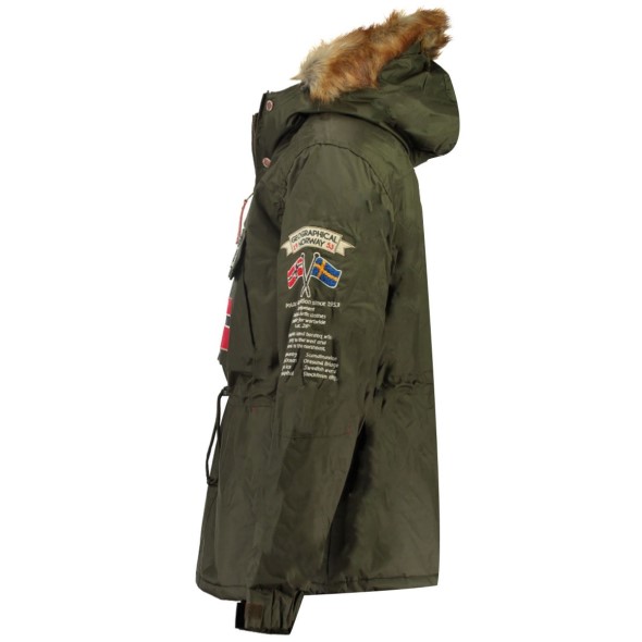 Geographical Norway Parka De Hombre Boomerang Caqui Kaki