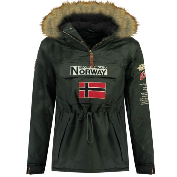 Geographical Norway Parka De Hombre Boomerang Gris Oscuro Grey