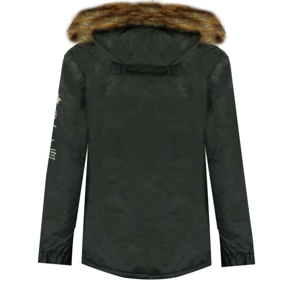 Geographical Norway Parka De Hombre Boomerang Gris Oscuro Grey