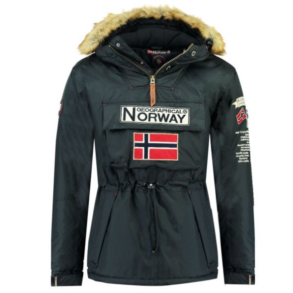 Geographical Norway Parka De Hombre Boomerang Azul Marino Navy