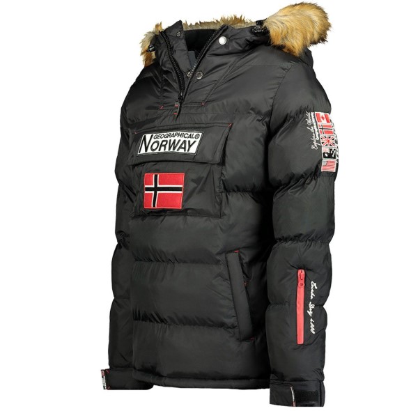 Geographical Norway Chaqueta De Hombre Boker Negro Black