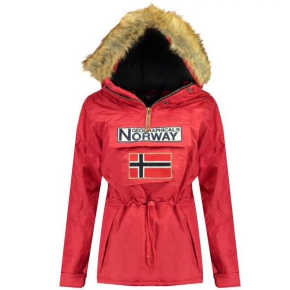 Geographical Norway Parka De Mujer Boomera Rojo Red