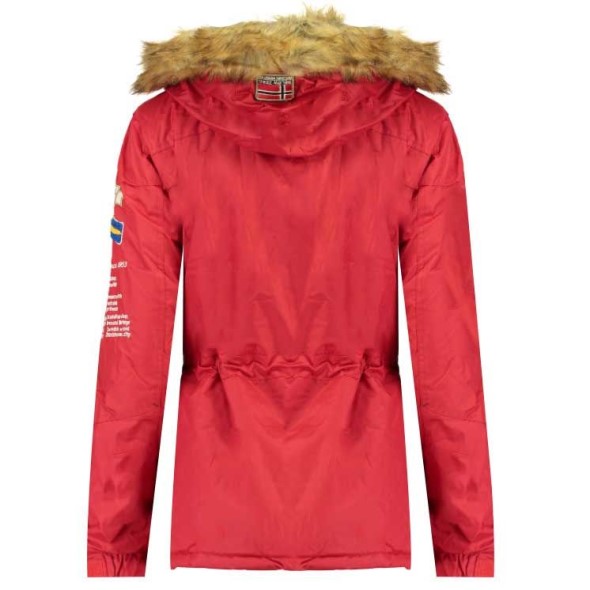 Geographical Norway Parka De Mujer Boomera Rojo Red