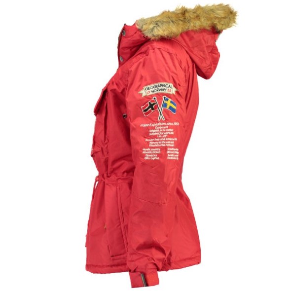 Geographical Norway Parka De Mujer Boomera Rojo Red