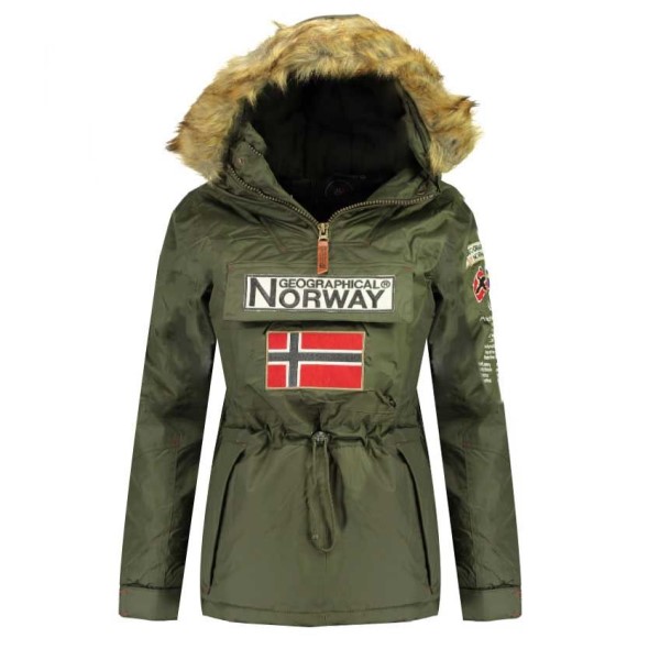 Geographical Norway Parka De Mujer Boomera Caqui Kaki