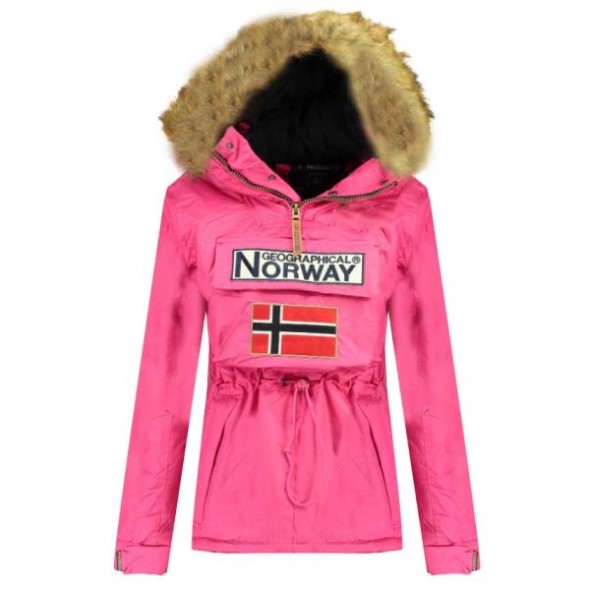 Geographical Norway Parka De Mujer Boomera Fucsia Fucsia