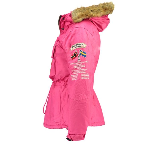 Geographical Norway Parka De Mujer Boomera Fucsia Fucsia