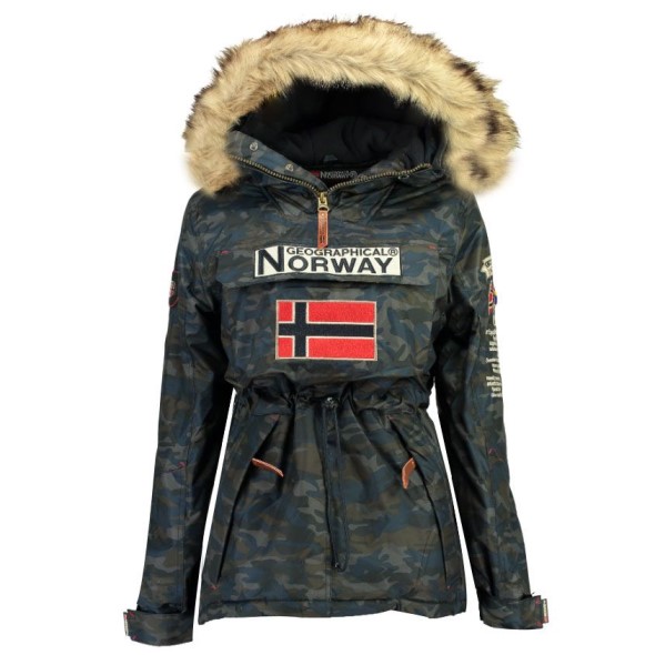 Geographical Norway Parka Mujer Boomera Cam0 Azul Marino Navy
