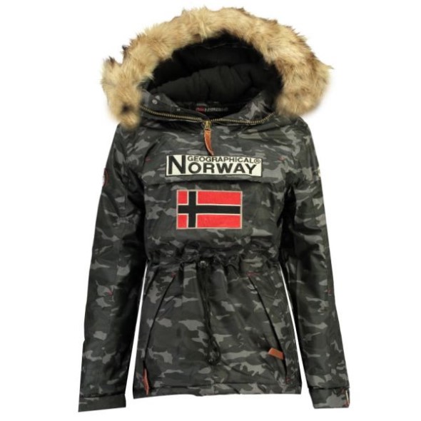 Geographical Norway Parka Mujer Boomera Cam0 Negro Black