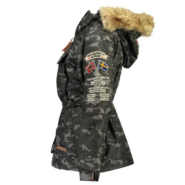 Geographical Norway Parka Mujer Boomera Cam0 Negro Black