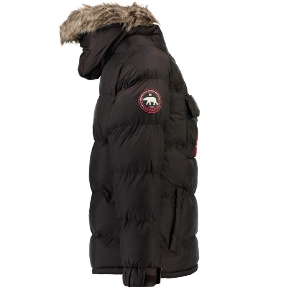 Chaqueta De Hombre Boker Marrón Oscuro Oscuro Geographical Norway