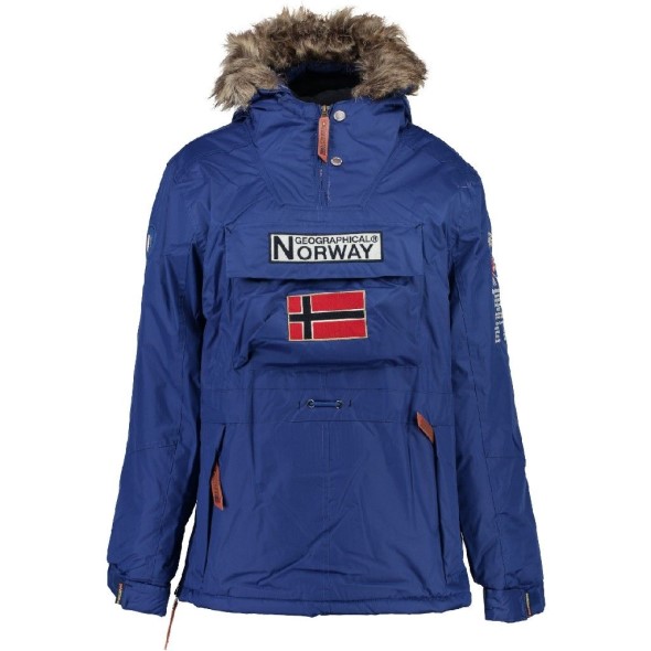 Parka De Hombre Boomerang Azul Eléctrico Blue Geographical Norway