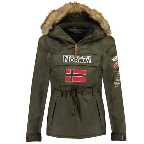 Geographical Norway Parka De Niño Boomerang Caqui Kaki