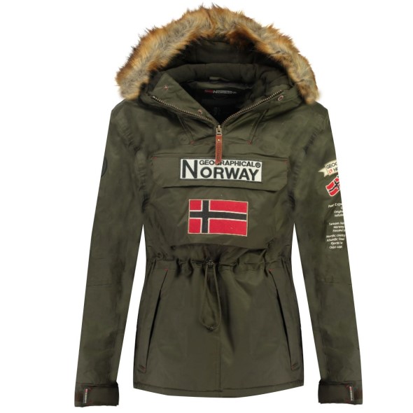 Parka De Niño Boomerang Caqui Kaki Geographical Norway