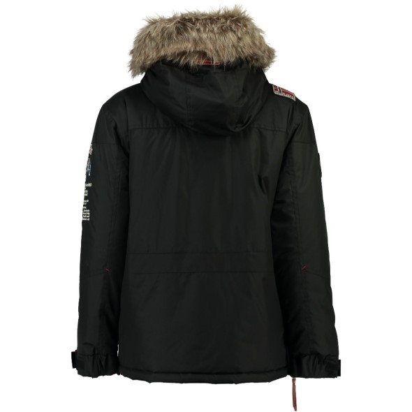 Geographical Norway Parka De Niño Boomerang Negro Black