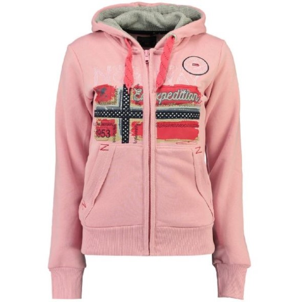 Geographical Norway Sudadera De Niña Farlotte Rosa Claro Rosa