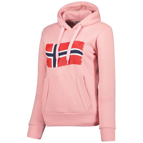 Geographical Norway Sudadera De Mujer Florence Rosa Claro Rosa
