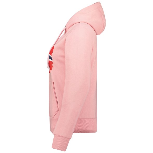 Geographical Norway Sudadera De Mujer Florence Rosa Claro Rosa