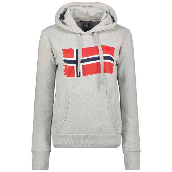 Geographical Norway Sudadera De Mujer Florence Gris Claro Grey