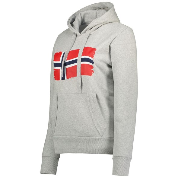 Geographical Norway Sudadera De Mujer Florence Gris Claro Grey