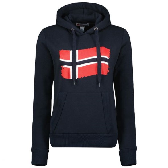 Geographical Norway Sudadera De Mujer Florence Azul Marino Navy