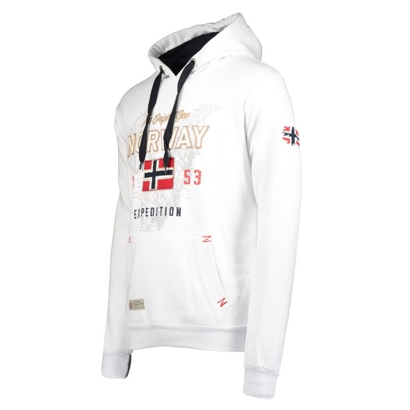 Geographical Norway Guitre Hombre Blanco White