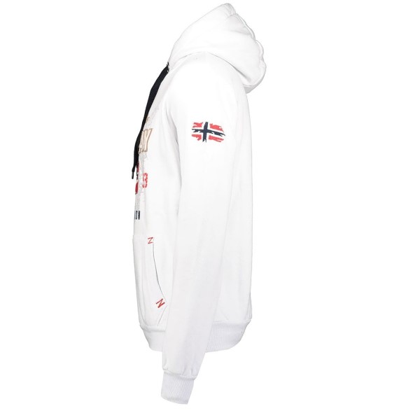 Geographical Norway Guitre Hombre Blanco White