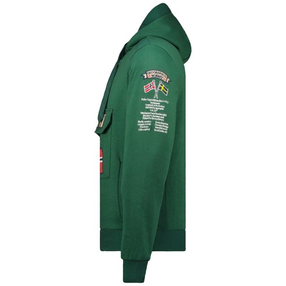 Geographical Norway Sudadera De Hombre Gymclass Verde Oscuro Oscuro