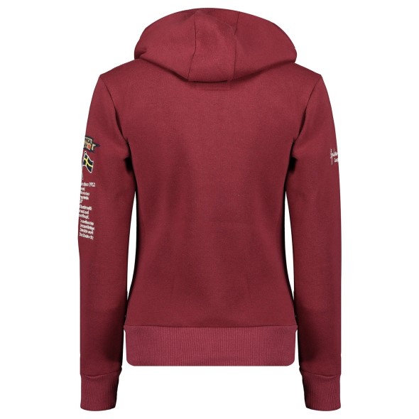 Geographical Norway Sudadera De Hombre Gymclass Burdeos Burdeos