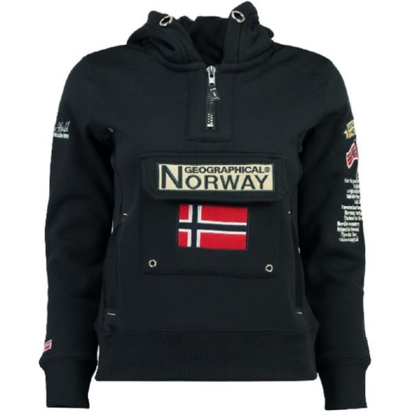 Geographical Norway Sudadera De Hombre Gymclass Azul Marino Navy
