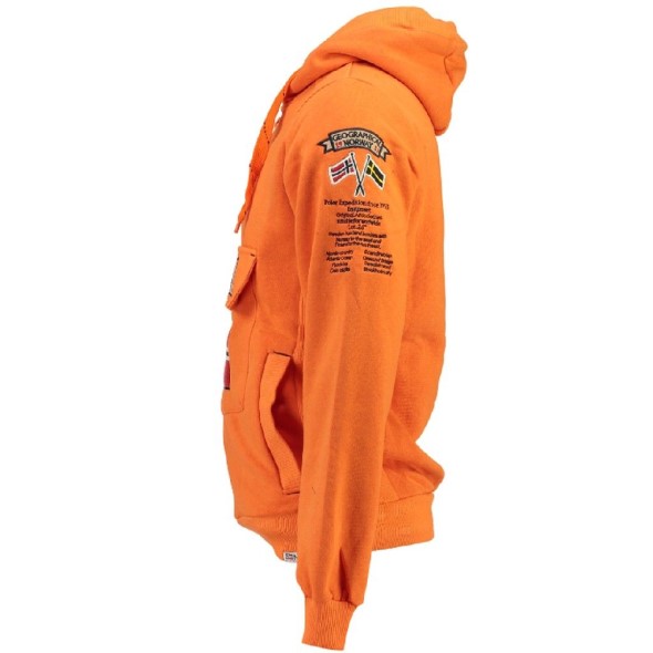 Geographical Norway Sudadera De Hombre Gymclass Naranja Orange