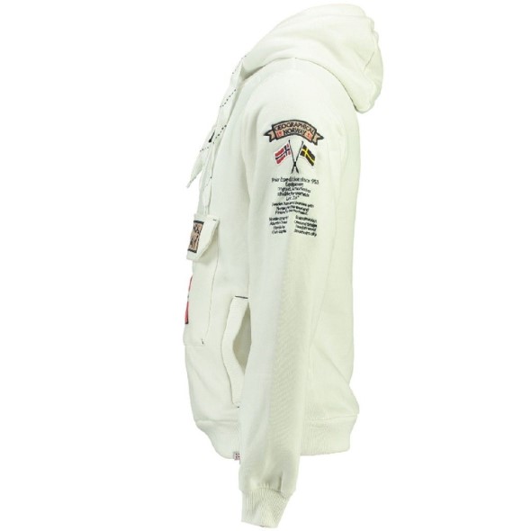 Geographical Norway Sudadera De Hombre Gymclass Blanco White